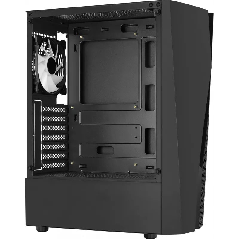 Aerocool WAVEBKV3 ATX PC skriňa z tvrdeného skla so 4xRGB ventilátormi čierna