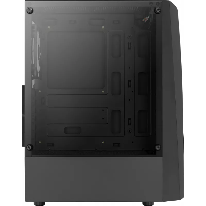 Aerocool WAVEBKV3 ATX PC skriňa z tvrdeného skla so 4xRGB ventilátormi čierna