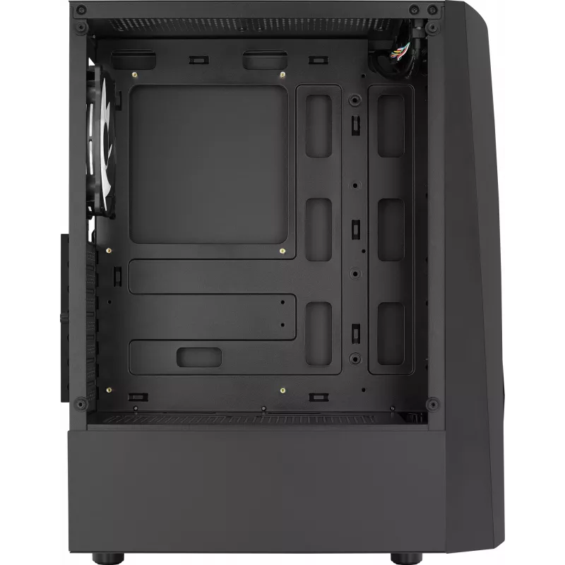 Aerocool WAVEBKV3 ATX PC skriňa z tvrdeného skla so 4xRGB ventilátormi čierna