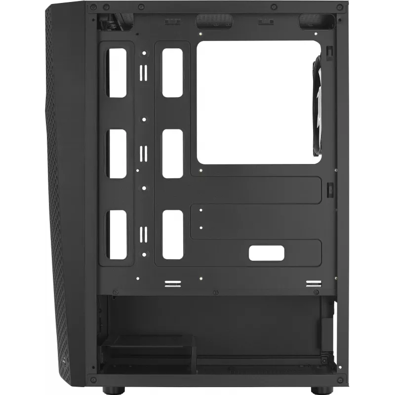 Aerocool WAVEBKV3 ATX PC skriňa z tvrdeného skla so 4xRGB ventilátormi čierna