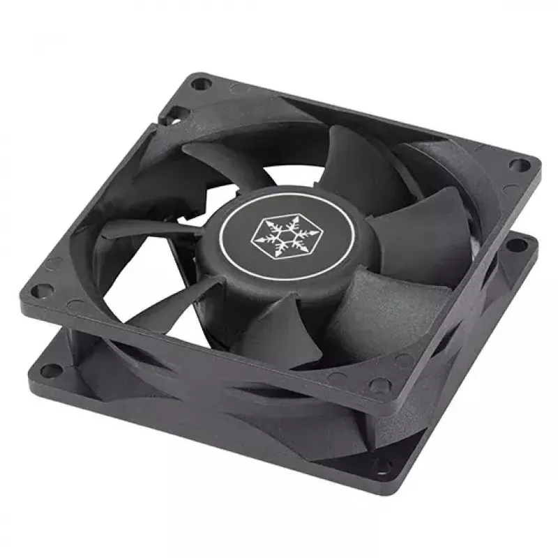 Ventilátor Silverstone FN80 8 cm čierny 27.81 cfm 1.86 mmH2O