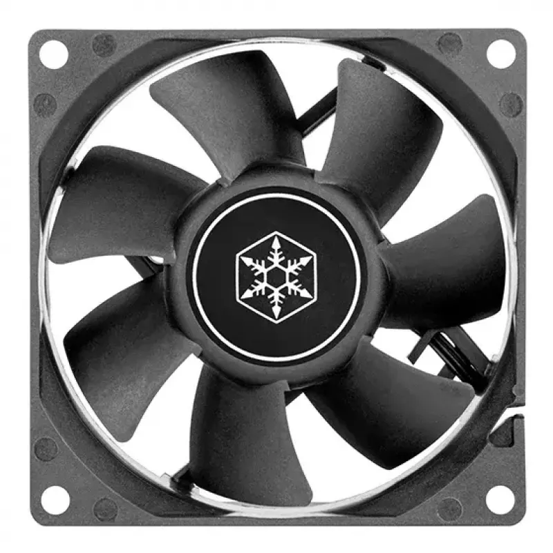 Ventilátor Silverstone FN80 8 cm čierny 27.81 cfm 1.86 mmH2O