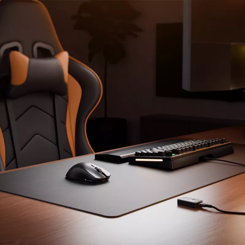 Bezdrôtová herná myš GLORIOUS Series 2 PRO (pre pravákov) – 26 000 DPI, RF Wireless + USB‑C, 4K/8K Hz, 6 tlačidiel, čierna