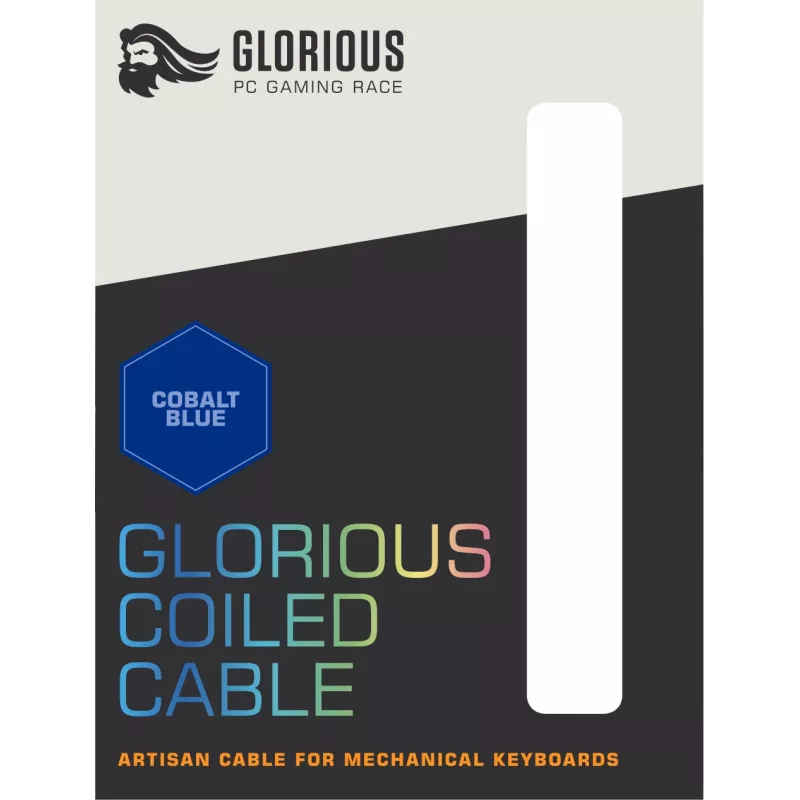 Glorious Gaming Coiled modrý 1,37 m