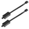 SilverStone SST-CPF05 PWM kábel na zníženie otáčok ventilátora, 10 cm, balenie 2 ks, čierny