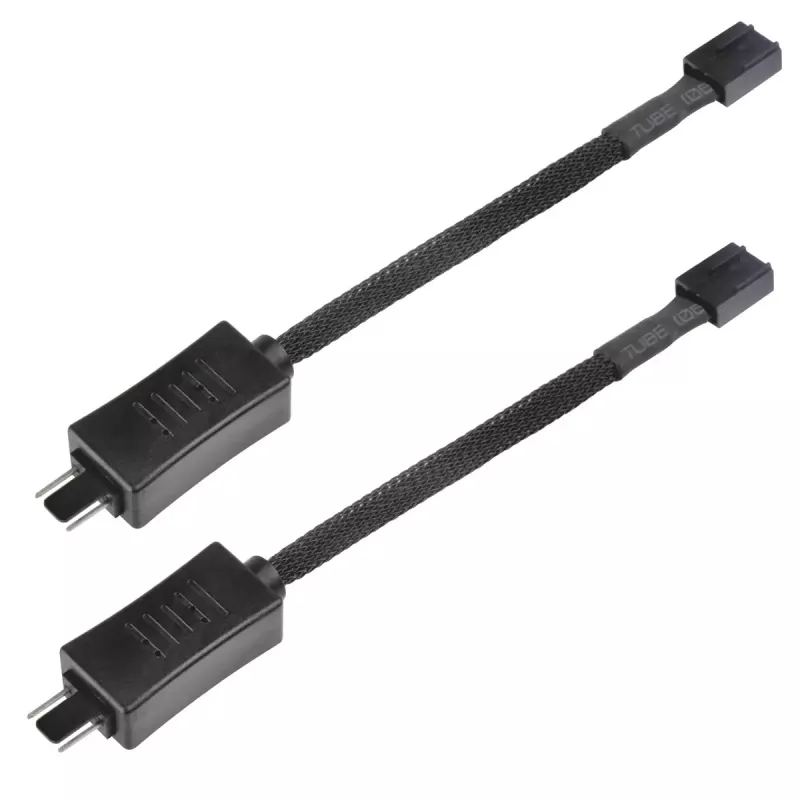 SilverStone SST-CPF05 PWM kábel na zníženie otáčok ventilátora, 10 cm, balenie 2 ks, čierny