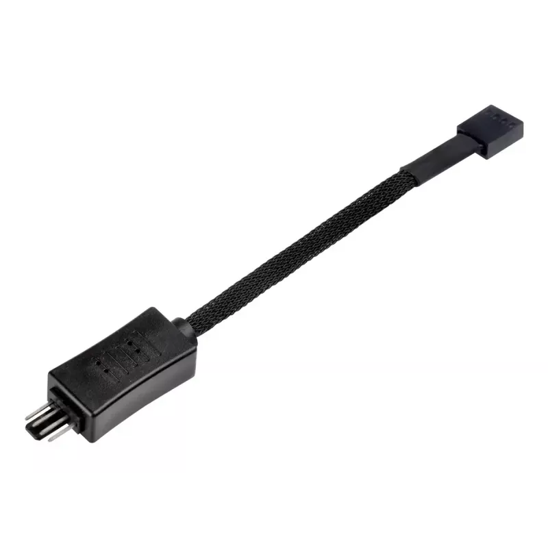 SilverStone SST-CPF05 PWM kábel na zníženie otáčok ventilátora, 10 cm, balenie 2 ks, čierny