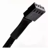 SilverStone SST-CPF05 PWM kábel na zníženie otáčok ventilátora, 10 cm, balenie 2 ks, čierny