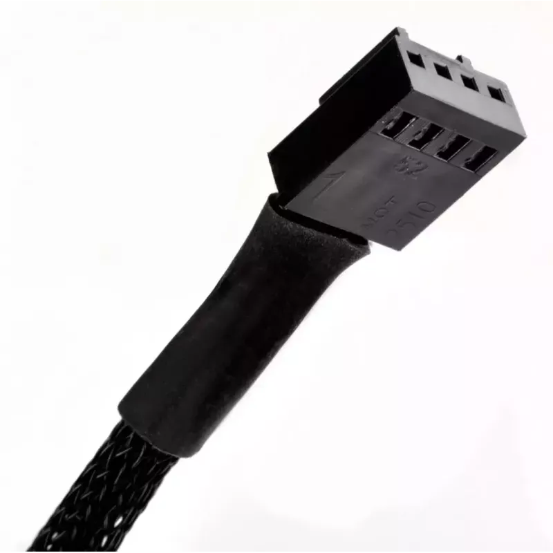 SilverStone SST-CPF05 PWM kábel na zníženie otáčok ventilátora, 10 cm, balenie 2 ks, čierny