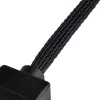 SilverStone SST-CPF05 PWM kábel na zníženie otáčok ventilátora, 10 cm, balenie 2 ks, čierny