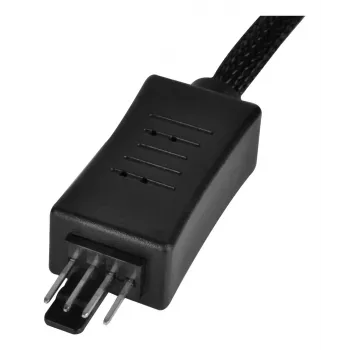 SilverStone SST-CPF05 PWM kábel na zníženie otáčok ventilátora, 10 cm, balenie 2 ks, čierna