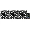 Aerocool ASTRO12PRO sada 3 ventilátory PC 12 cm LED RGB antivibračný diaľkový ovládač