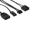 Aerocool ASTRO12PRO sada 3 ventilátory PC 12 cm LED RGB antivibračný diaľkový ovládač