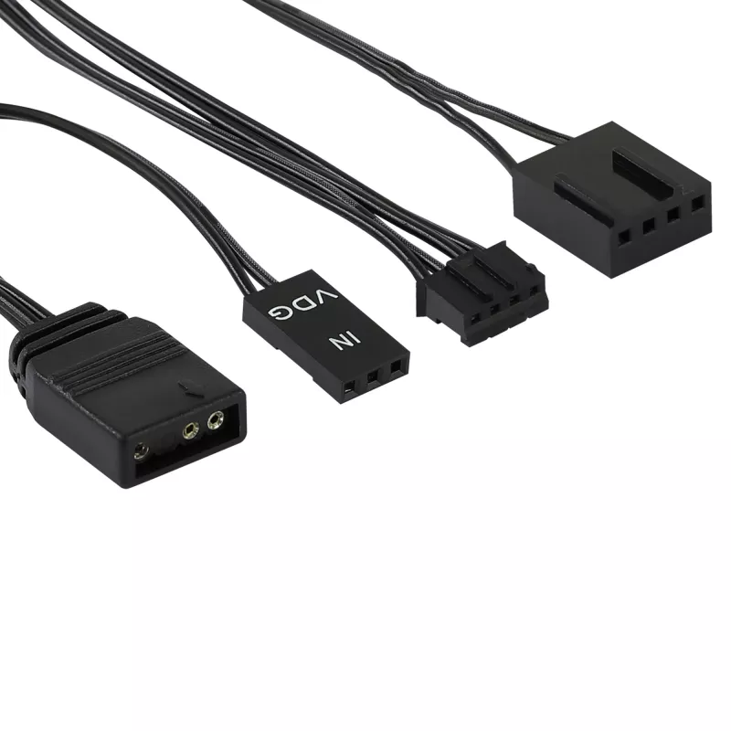 Aerocool ASTRO12PRO sada 3 ventilátory PC 12 cm LED RGB antivibračný diaľkový ovládač