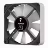 APNX FP2-120 PWM ARGB ventilátor do skrinky, 120 mm, 500–1800 ot./min., 83,85 CFM, 34,8 dB, biely