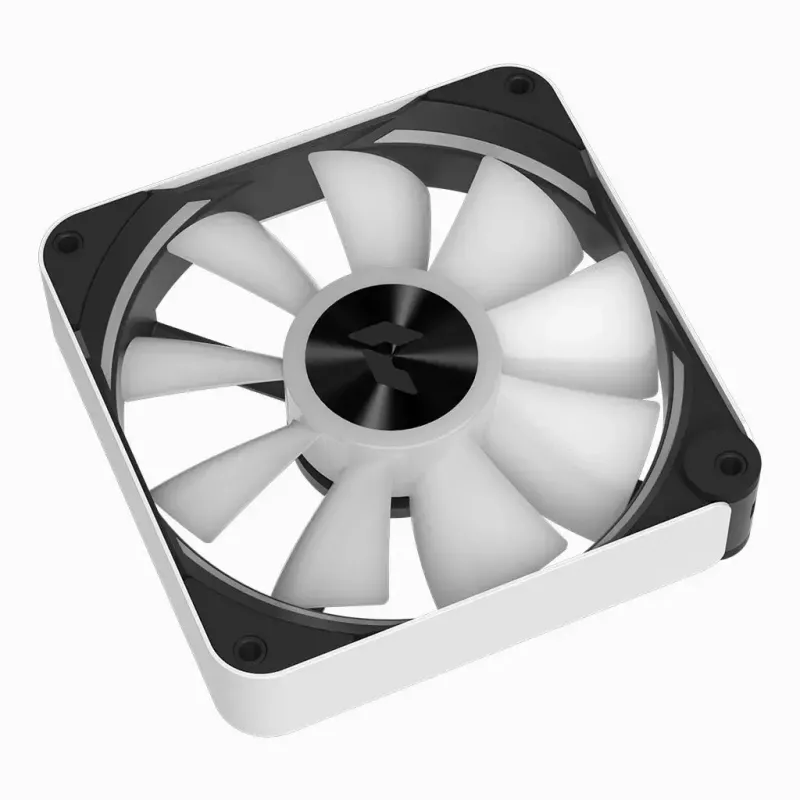 APNX FP2-120 PWM ARGB ventilátor do skrinky, 120 mm, 500–1800 ot./min., 83,85 CFM, 34,8 dB, biely