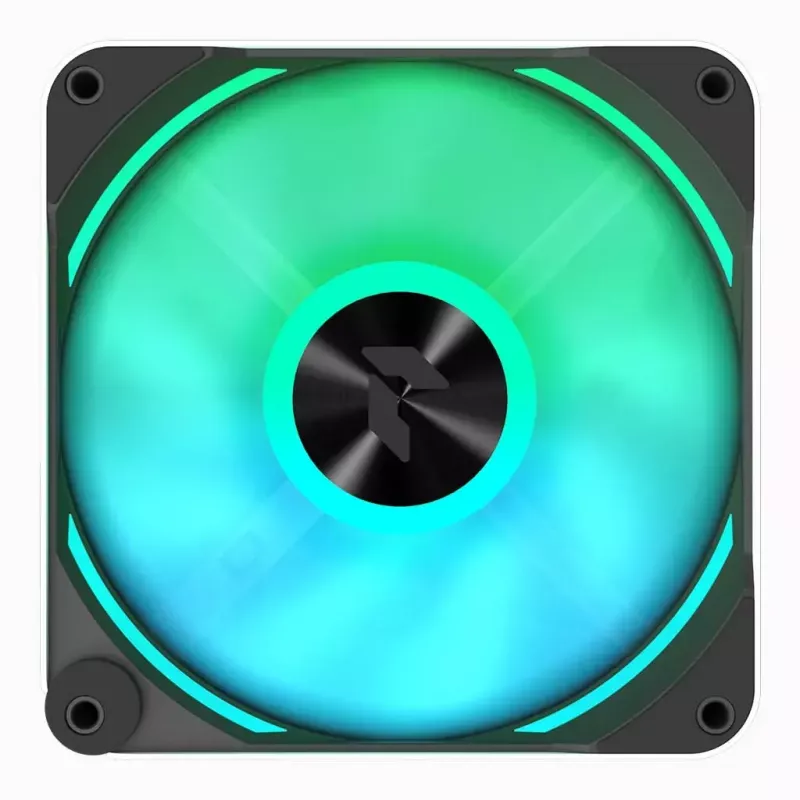 APNX FP2-120 PWM ARGB ventilátor do skrinky, 120 mm, 500–1800 ot./min., 83,85 CFM, 34,8 dB, biely