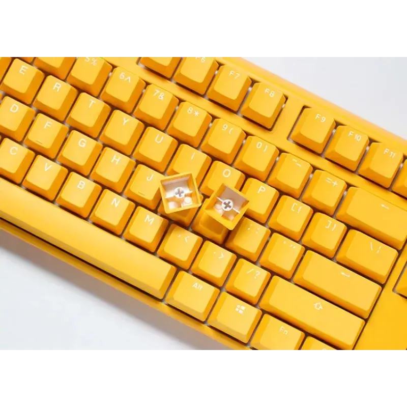 Ducky One 3 žltá TKL klávesnica herná USB nemecká mechanická