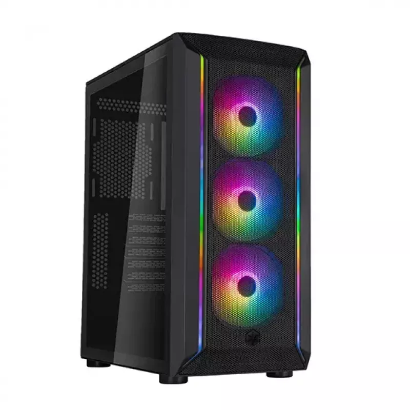 Silverstone FARA 511Z Midi Tower PC skriňa čierna