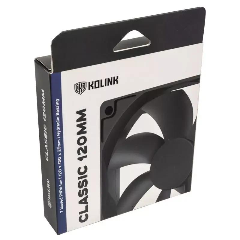 Kolink Classic PWM ventilátor do skrine, 120 mm