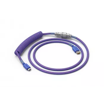 Glorious Gaming Coiled fialová 1.37 m