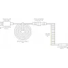 Glorious Gaming Coiled fialová 1.37 m