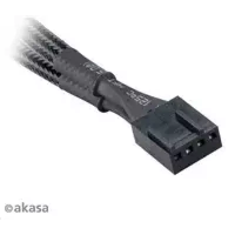 Akasa sada rozbočovačov ventilátorov AK-CBFA04-KT04 — balenie 4 ks PWM rozbočovacie káble ventilátorov