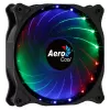 AEROCOOL COSMO12FRGB 120 mm skriňový ventilátor, 1000 ot/min, 15 LED RGB, Molex konektor, 3,72 W, čierny