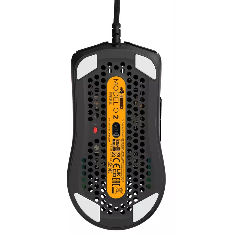 Glorious Gaming Glorious Model O Wired 2 - matná čierna, pravácka, optická, USB Type-A, 26000 DPI, 1 ms, čierna