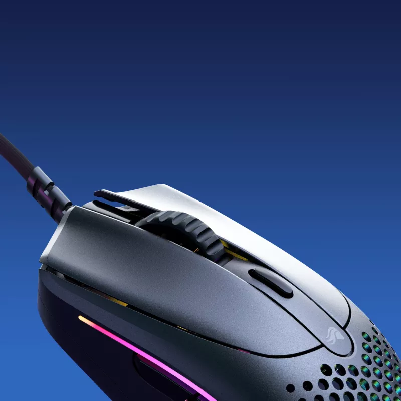 Glorious Gaming Glorious Model O Wired 2 - matná čierna, pravácka, optická, USB Type-A, 26000 DPI, 1 ms, čierna