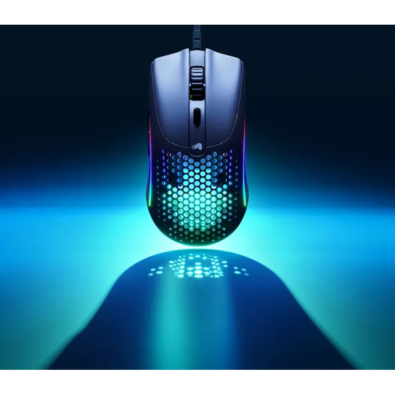 Glorious Gaming Glorious Model O Wired 2 - matná čierna, pravácka, optická, USB Type-A, 26000 DPI, 1 ms, čierna