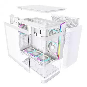 PC skriňa Montech KING 95 PRO Midi Tower biela