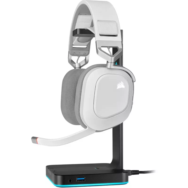 CORSAIR herný headset Hs80 - Wireless - biela