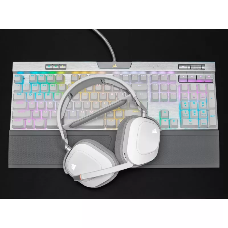 CORSAIR herný headset Hs80 - Wireless - biela