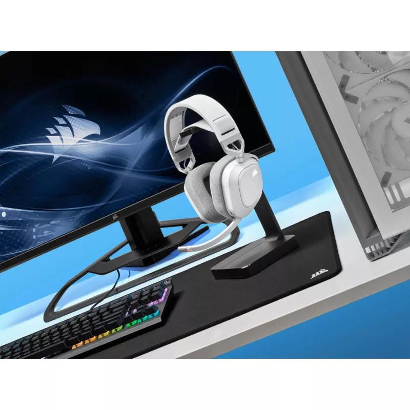 CORSAIR herný headset Hs80 - Wireless - biela