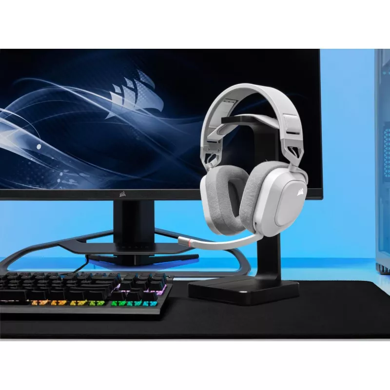 CORSAIR herný headset Hs80 - Wireless - biela
