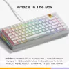 Mechanická klávesnica GLORIOUS GMMK 3 HE 75% káblová biela US-layout