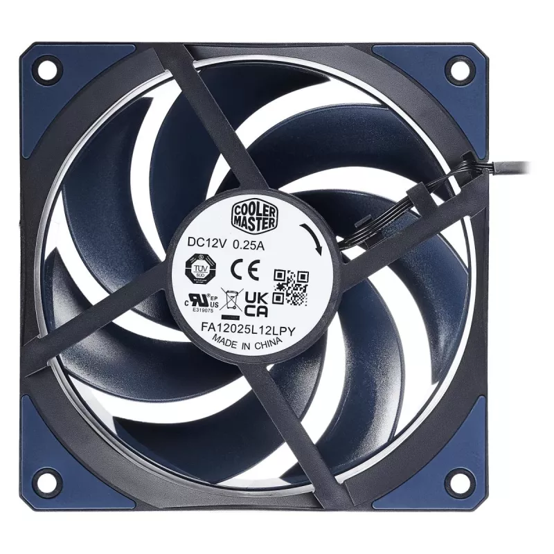 COOLER MASTER ventilátor do skrine Mobius 120 Non LED čierny