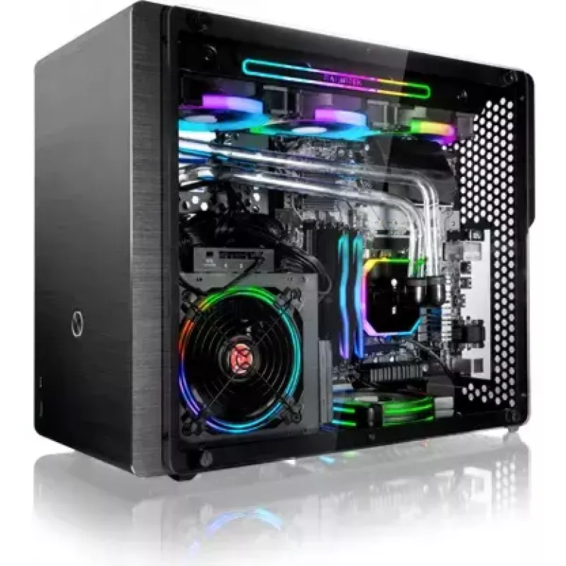 PC skriňa RAIJINTEK Ophion M Evo ALS Midi Tower čierna, transparentná