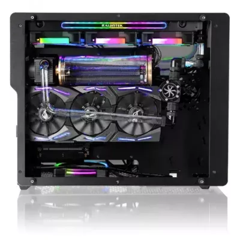 PC skriňa RAIJINTEK Ophion M Evo ALS Midi Tower čierna, transparentná