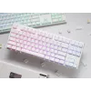 Ducky One 3 Classic Pure White TKL Gaming klávesnica RGB LED MX-Clear