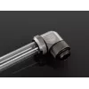 Bitspower Multi-Link adaptér 90°, G1/4 vonkajší závit na tuhú rúrku 12 mm OD, otočný, sivý (BP-BSE90RML)