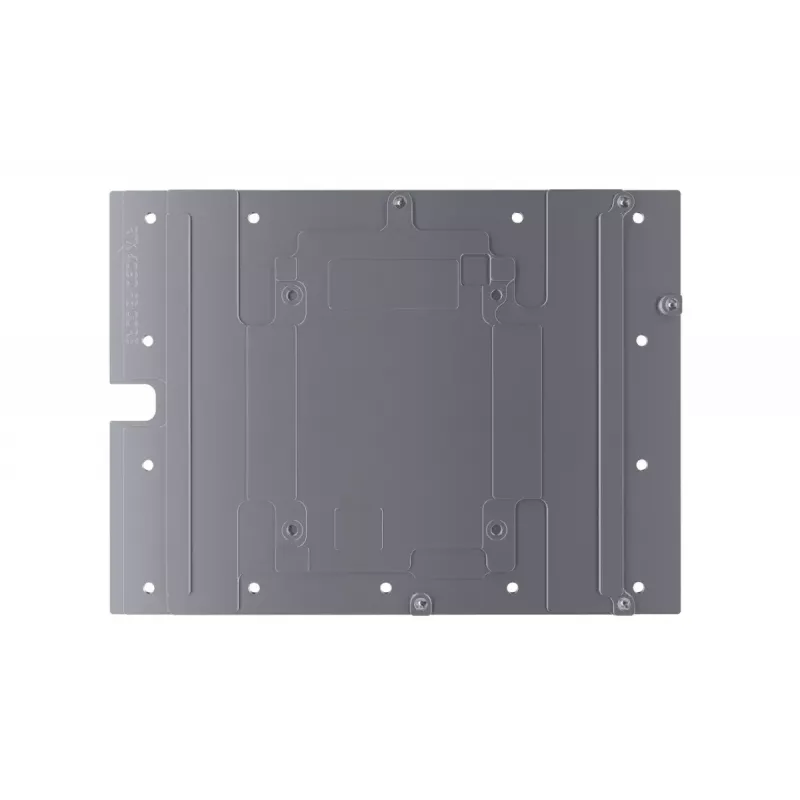 Vodný blok + backplate Alphacool 13456 akryl hliník čierna strieborná transparentná