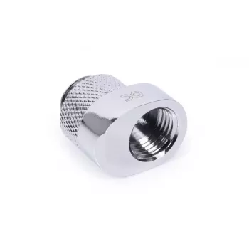 Fiting Alphacool 17603 mosadz chróm 24 mm šírka 22,5 mm hĺbka 18,5 mm výška