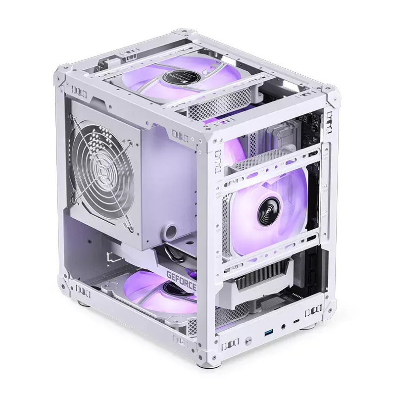 PC skriňa Jonsbo C6 Mini Tower biela