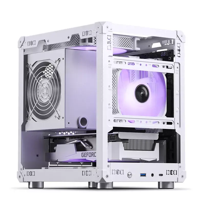 PC skriňa Jonsbo C6 Mini Tower biela