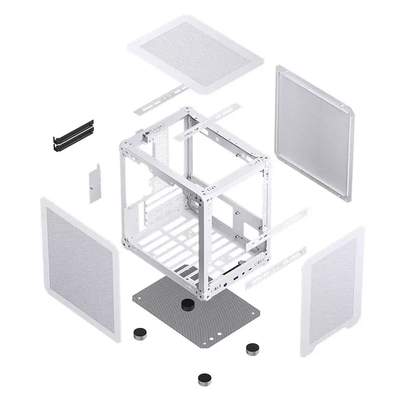 PC skriňa Jonsbo C6 Mini Tower biela