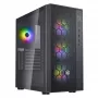 PC skriňa Silverstone FARA R1 PRO V2 čierna ATX Micro-ATX Mini-ITX 3x120mm ventilátory