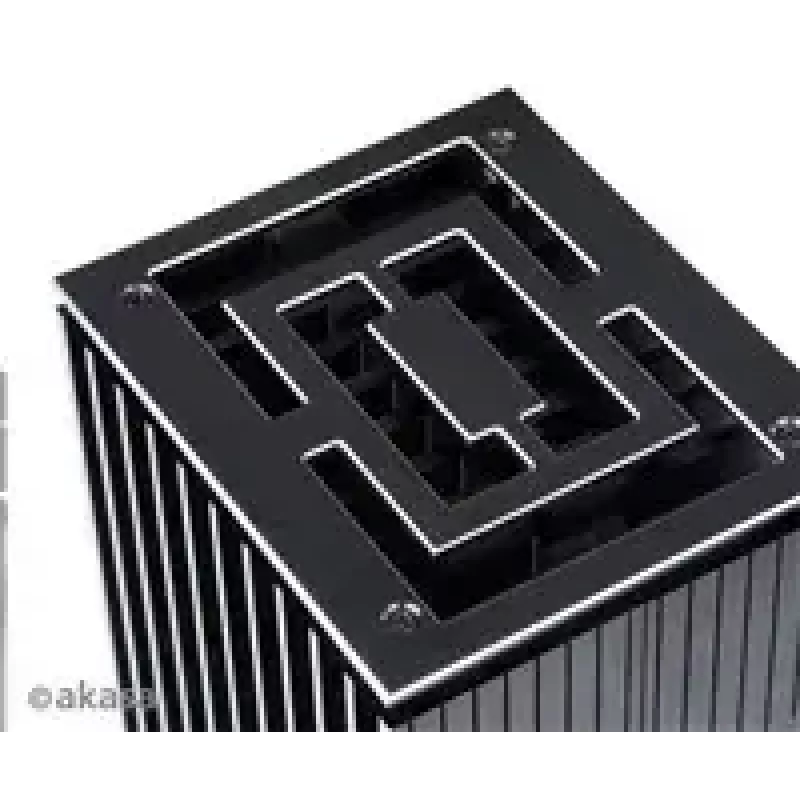 Počítačová skriňa Akasa A-NUC45-M1B Mini-ITX čierna