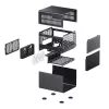 PC skriňa Jonsbo N3 Mini Tower čierna